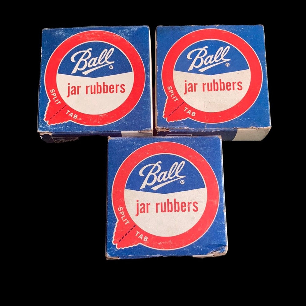 Vintage Jar Rubbers By Ball